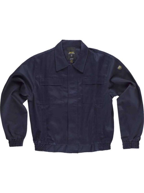 WorkTeam Cazadora ignífuga, Cremallera Oculta. 100% Algodón. Certificado IGNIFUGO EN11612. Hombre