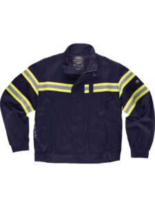 WorkTeam Cazadora Ignífuga, Tejido modacrilico, Algodon, Antiestatico y cintas Reflectantes.EN11612,EN11611,EN1149,EN61482. Hombre