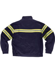 WorkTeam Cazadora Ignífuga, Tejido modacrilico, Algodon, Antiestatico y cintas Reflectantes.EN11612,EN11611,EN1149,EN61482. Hombre