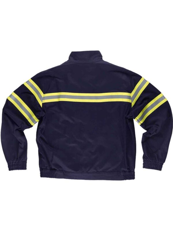 WorkTeam Cazadora Ignífuga, Tejido modacrilico, Algodon, Antiestatico y cintas Reflectantes.EN11612,EN11611,EN1149,EN61482. Hombre