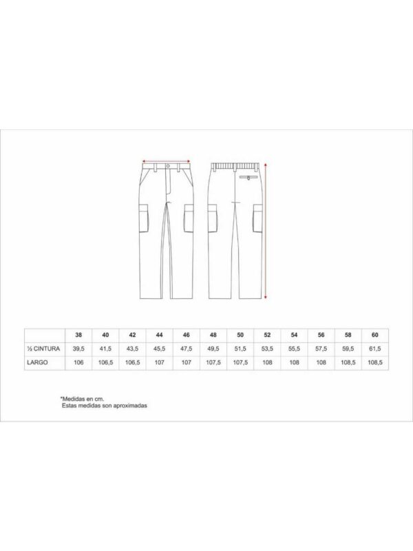 WorkTeam Pantalon multibolsillo Trabajo