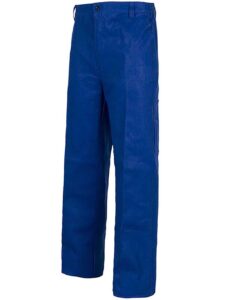 WorkTeam Pantalón con Cintura elástica y Multibolsillos, 100% Algodón GRUESO, Especial FRÍO, Soldadores, Construcción, Trabajo, etc. Hombre