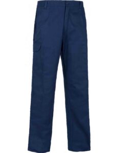 WorkTeam Pantalón con Cintura elástica, Multibolsillos, 100% Algodón, Especial Soldadores, Construcción, Trabajo, etc. Hombre