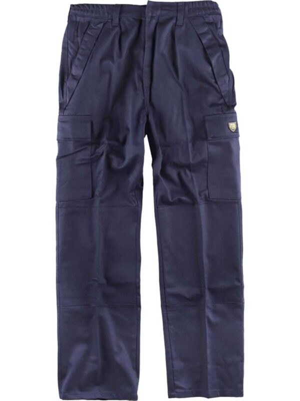 WorkTeam Pantalón Ignífugo Multibolsillos. 100% Algodón. Certificado IGNIFUGO EN11612. Hombre
