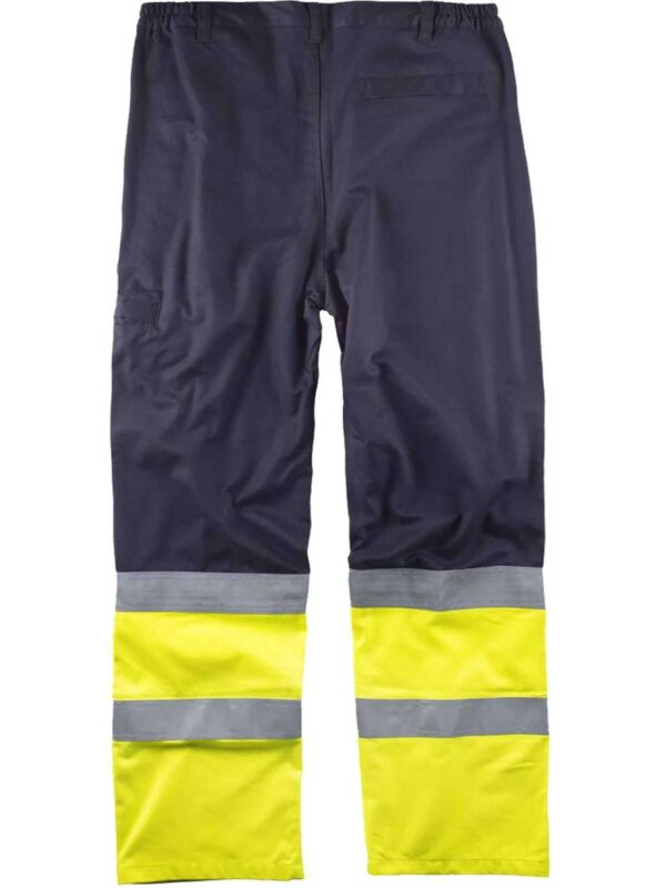 WorkTeam Pantalón Alta Visibilidad Ignífugo, Tejido modacrílico, Algodón y Antiestático. EN11611, EN11612, EN1149, EN61482. Hombre