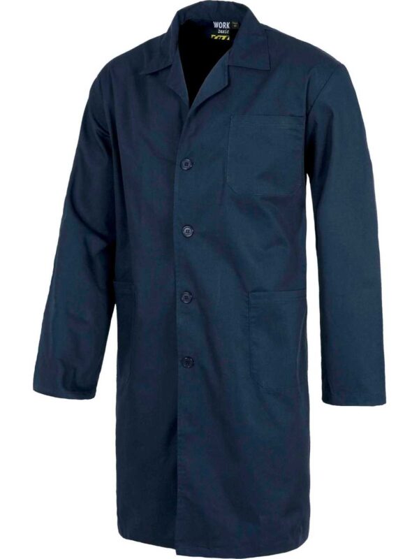 WorkTeam Bata de Caballero con Cierre de Botones, un Bolso de Pecho y 2 Laterales. Hombre - Imagen 2