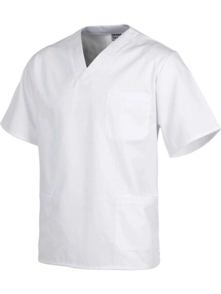 Work Team Uniforme Sanitario, con elástico y cordón en la Cintura, Casaca y Pantalon Unisex