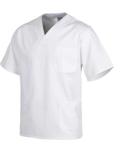 Workteam Casaca Sanitaria Unisex con Tres Bolsillos. Casacas de Sanidad de Calidad - Imagen 3