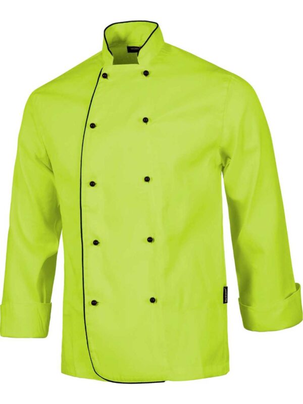 WorkTeam Chaqueta Cocina Unisex con Botones de Seguridad y Vivos a Contraste. Hombre - Imagen 2