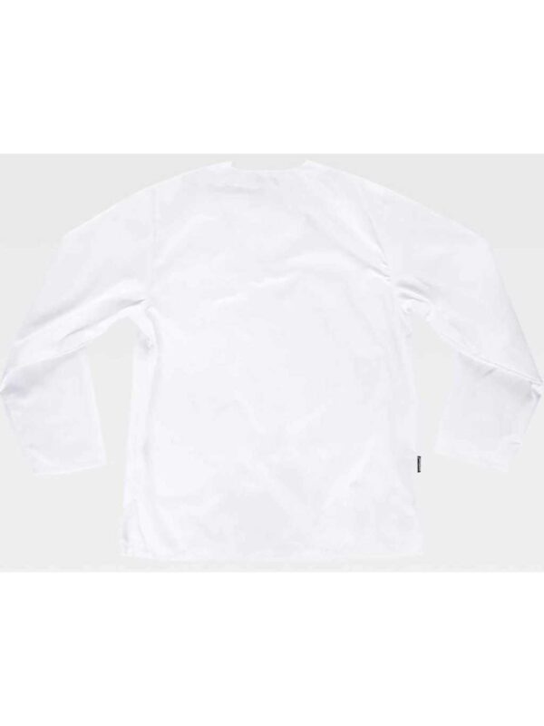 WorkTeam Casaca Sanitario Cuello de Pico Manga Larga, un Bolso de Pecho, Dos Bolsos Bajos Hombre