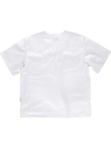 WorkTeam Casaca Sanitario, Cuello de Pico, Manga Corta, un Bolso de Pecho, 2 Bolsos Bajos, 100% Algodón. Unisex