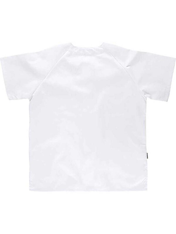 WorkTeam Casaca Sanitario Botones Manga Corta, un Bolso de Pecho y Dos Bajos. Unisex