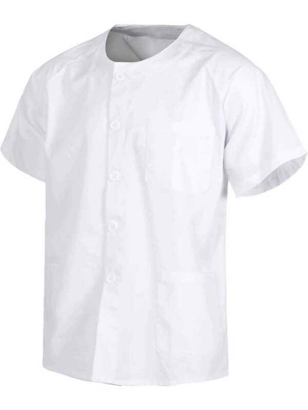 WorkTeam Casaca Sanitario Botones Manga Corta, un Bolso de Pecho y Dos Bajos. Unisex - Imagen 2