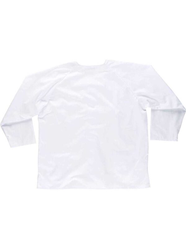 WorkTeam Casaca Sanitario Botones Manga Larga, un Bolso de Pecho y Dos Bajos. Unisex