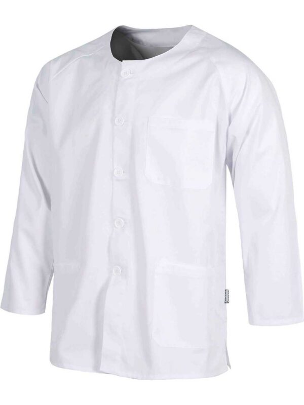 WorkTeam Casaca Sanitario Botones Manga Larga, un Bolso de Pecho y Dos Bajos. Unisex - Imagen 3