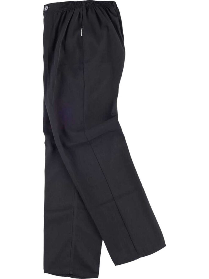 Workteam Pantalón con cintura elástica, bragueta de cremallera, sin bolsillos. Mujer