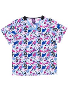 Workteam Casaca Sanitaria Estampada Unisex, TEJIDO ELÁSTICO. Uniforme sanitario, conjunto sanitario, camisa Médico, Enfermera, Dentista, Estética, Veterinaria, Hostelería. - Imagen 10