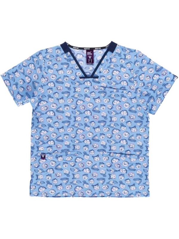 Workteam Casaca Sanitaria Estampada Unisex, TEJIDO ELÁSTICO. Uniforme sanitario, conjunto sanitario, camisa Médico, Enfermera, Dentista, Estética, Veterinaria, Hostelería. - Imagen 9