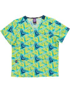 Workteam Casaca Sanitaria Estampada Unisex, TEJIDO ELÁSTICO. Uniforme sanitario, conjunto sanitario, camisa Médico, Enfermera, Dentista, Estética, Veterinaria, Hostelería. - Imagen 4