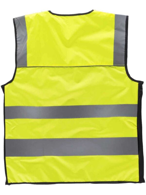 WorkTeam Chaleco multibolsillos alta visibilidad. Cintas reflectantes diferentes tamaños. EN ISO 20471:2013 HOMBRE