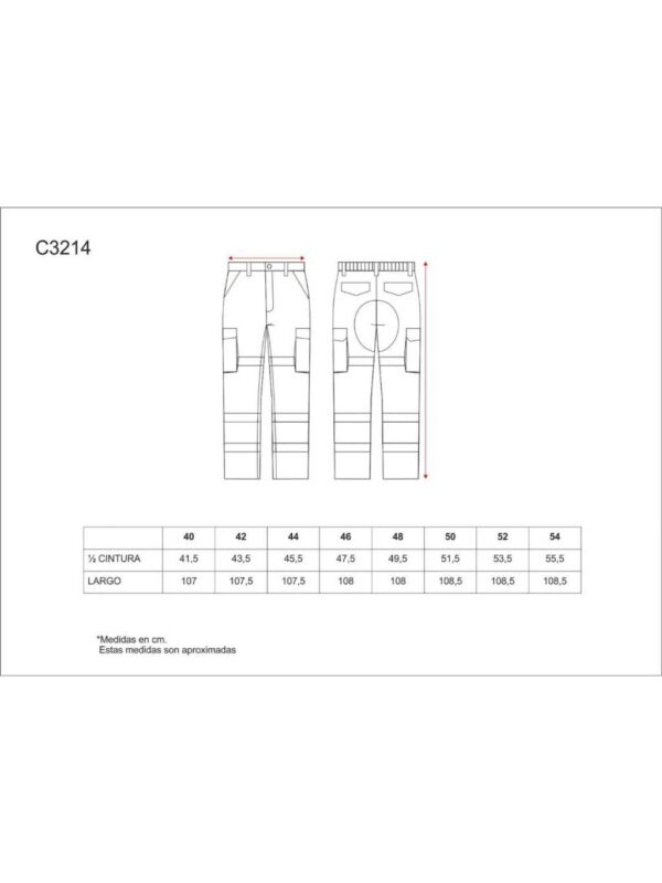 WorkTeam Pantalón Combinado Alta Visibilidad con Cintas Reflectantes. EN471. Hombre