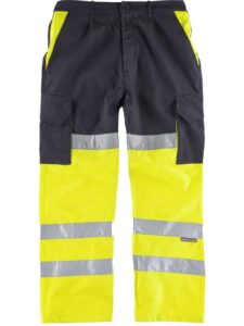 WorkTeam Pantalón Combinado Alta Visibilidad con Cintas Reflectantes. EN471. Hombre