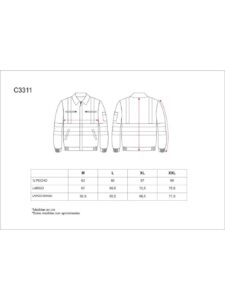 WorkTeam Cazadora combinada alta visibilidad con cintas reflectantes. EN471. Hombre