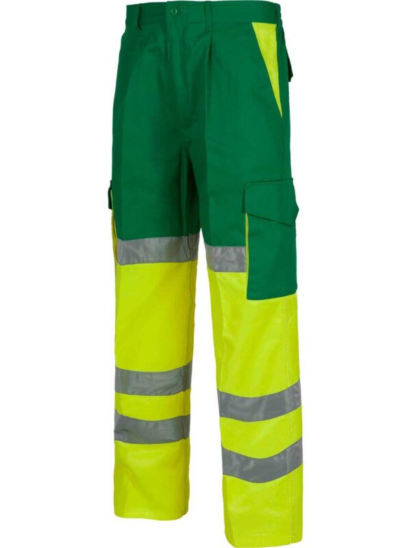 WorkTeam Pantalón Combinado Alta Visibilidad con Cintas Reflectantes. EN471. Hombre - Imagen 3