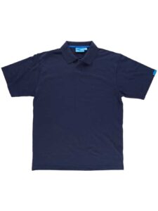 Workteam Polo Trabajo ANTIBACTERIANO, Manga Corta, Cierre de Velcro, 100% algodón . Ideal Alimentación, Laboratorio, Sanidad, etc. Unisex - Imagen 3