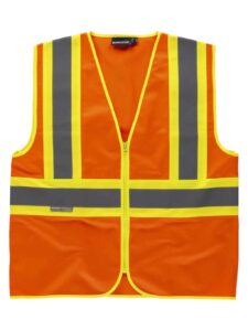 WorkTeam Chaleco alta visibilidad, multibolsillos, cintas reflectantes bicolores verticales y horizontales. - Imagen 2