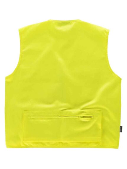 WorkTeam Chaleco tipo Safari de ALTA VISIBILIDAD. Unisex