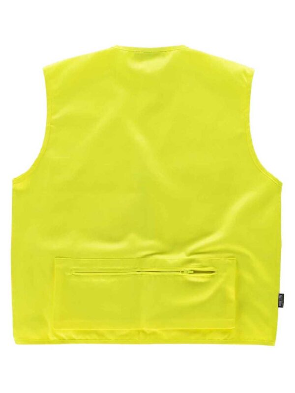 WorkTeam Chaleco tipo Safari de ALTA VISIBILIDAD. Unisex