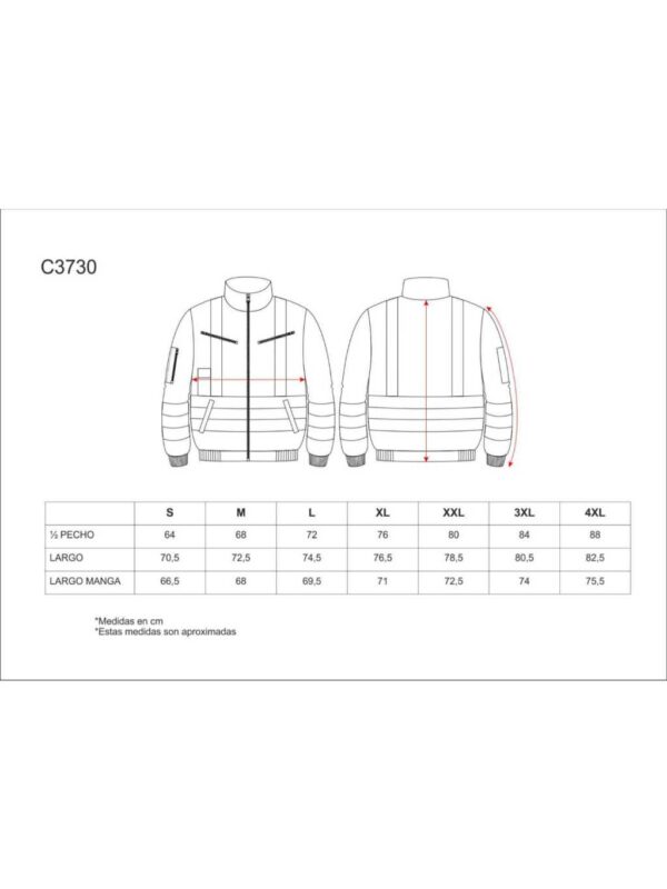 WorkTeam Piloto combinada Alta Visibilidad con Cintas Reflectantes. EN471. Hombre