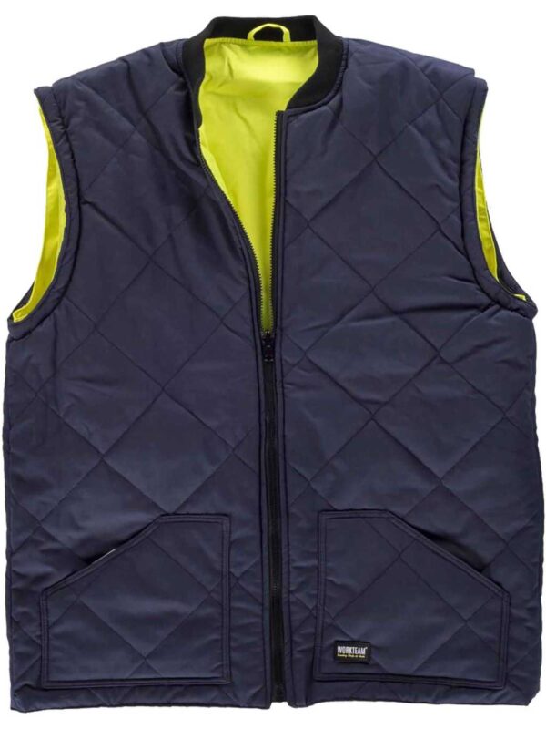 WorkTeam Parka Trabajo 5 en 1 Alta Visibilidad: Parka, Impermeable, Parka Ligera, Chaleco AV y Chaleco Marino. EN471. Unisex