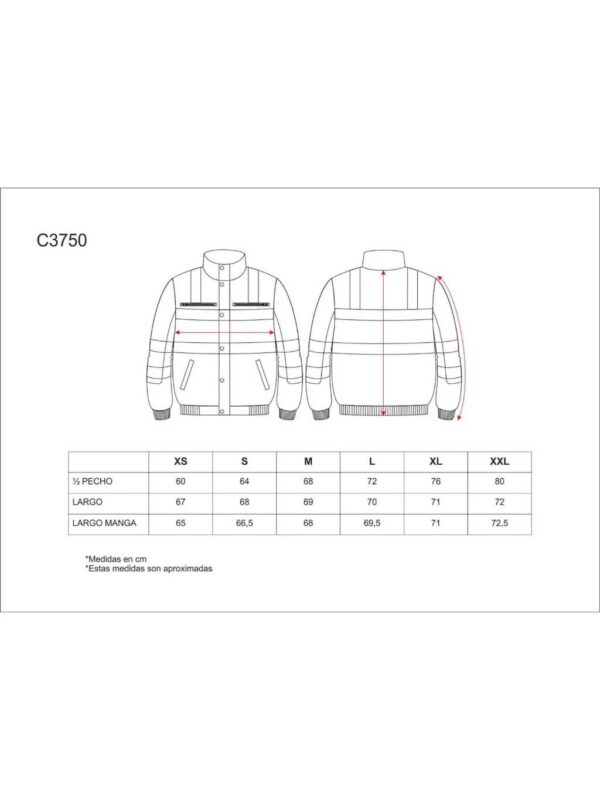 WorkTeam Cazadora Piloto combinada con cierre de cremallera, capucha, mangas desmontables.Bandas reflectantes Hombre