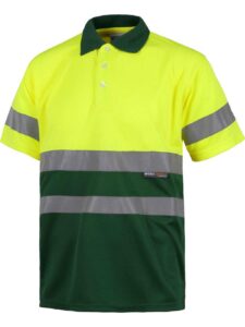 WorkTeam Polo Combinado ALTA VISIBILIDAD Manga Corta. Cintas Reflectantes Torso y Mangas. EN ISO 20471:2013 Hombre - Imagen 4