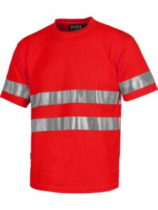 WorkTeam Camiseta Cuello Caja, Manga Corta, Cintas Reflectantes. Hombre - Imagen 5