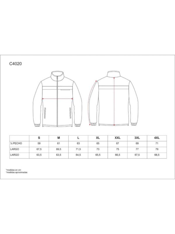 WorkTeam Forro Polar Bicolor Alta Visibilidad con Cremallera y Cintas Reflectantes. Unisex