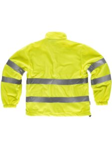 WorkTeam Forro Polar Alta Visibilidad Cierre de Cremallera, 2 Cintas en Pecho, Espalda y Mangas. EN ISO 20471:2013 Unisex