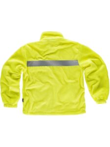 WorkTeam Forro Polar Alta Visibilidad con Cremallera y Cintas Reflectantes. Unisex