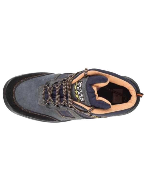 WorkTeam Bota de seguridad, trabajo, antiestática, resistente al deslizamiento, perforación, hidrocarburos y absorción de agua,  puntera antiimpactos. Detalles reflect y de alta visibilidad. Unisex - Imagen 4