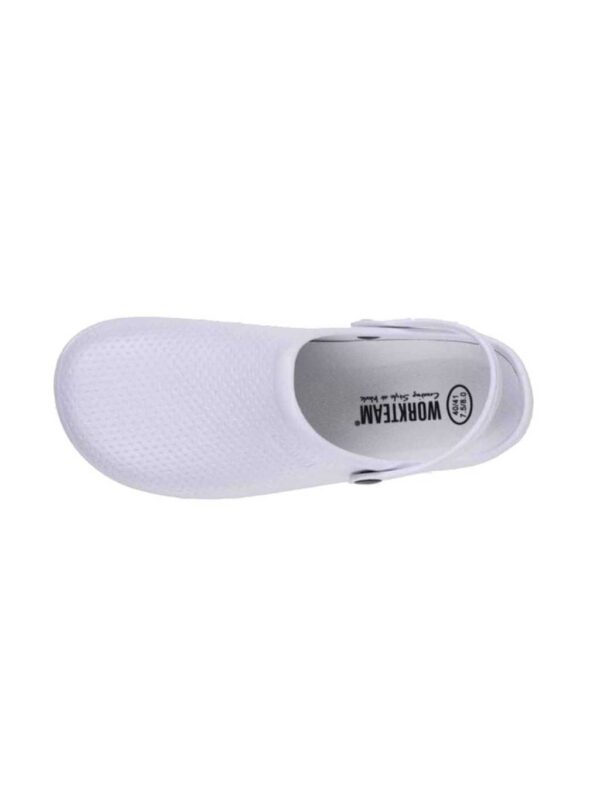 WorkTeam Zueco Sanitario EVA, Ultraligero, con PLANTILLA Ergonómica. Anatómico, con Cámara ortopédica, Suave para los pies. Unisex