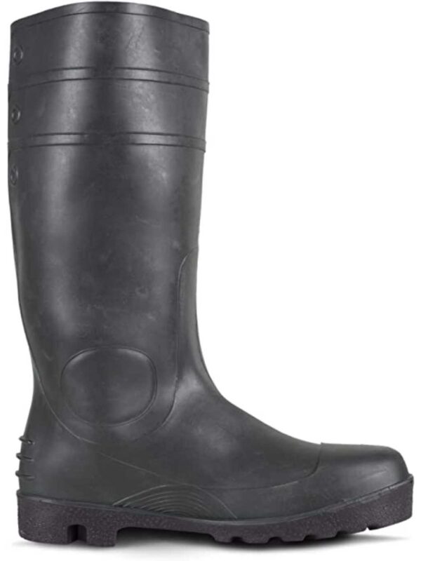 WorkTeam Bota de Agua de Seguridad, Verde, Nitrilo y PVC, Puntera y Plantilla de Acero Hombre - Imagen 2