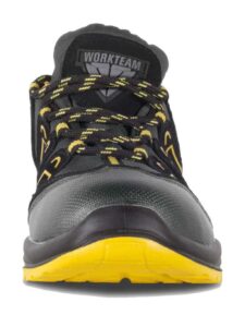 Work Team Zapato de seguridad tipo Treking, trabajo, antiestático, resistente al deslizamiento, perforación, hidrocarburos , puntera antiimpactos. Detalles reflectantes.