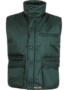WorkTeam Chaleco Tejido Oxford, Acolchado, Multibolsillos. Hombre