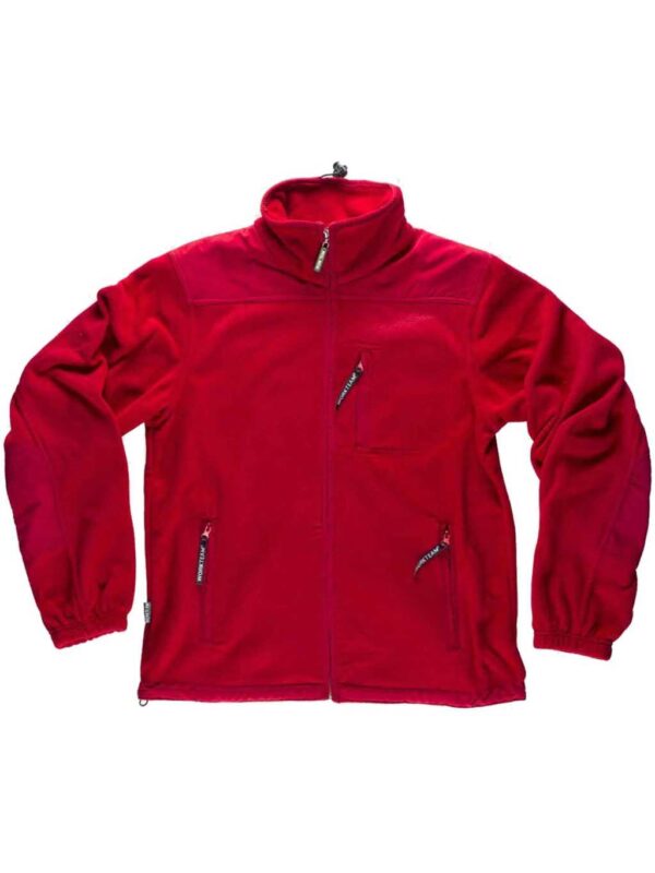 WorkTeam Forro Polar con Cierre de Cremallera y Refuerzos en Hombros y Codos. Hombre