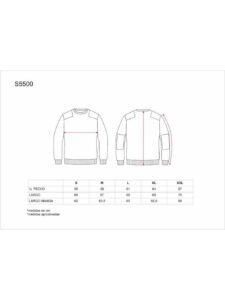 WorkTeam Jersey de Cuello Redondo con Refuerzos en Hombros y Codos. Unisex