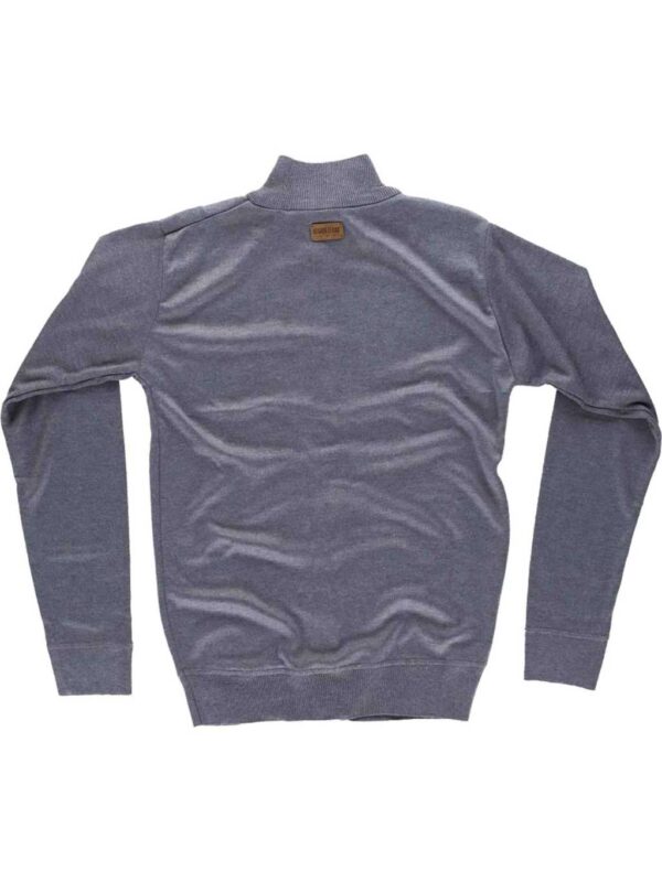 WorkTeam Chaqueta de Punto Fino con Cierre de Cremallera. Cuello Alto. Cintura y Puños Elásticos.