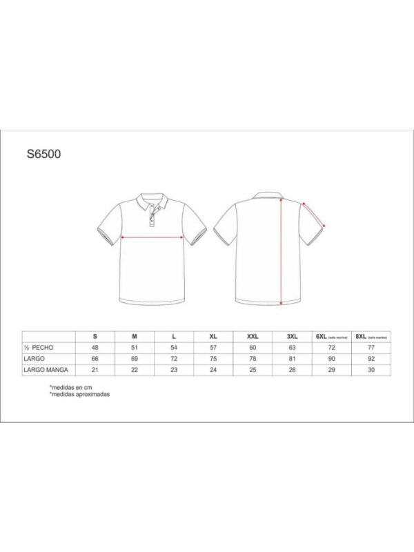 WorkTeam Polo Manga Corta en tejido piqué, sin Bolsillo, tejido fresco y poroso para adecuada ventilación. Hombre - Imagen 14