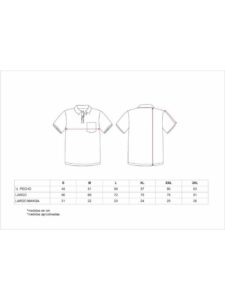 WorkTeam Polo de Manga Corta de tejido piqué y un Bolso de Pecho. Tejido fresco.